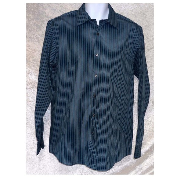 Man's Shirt Claiborne Striped Long Sleeve size M, XXL NEW - Picture 4 of 6
